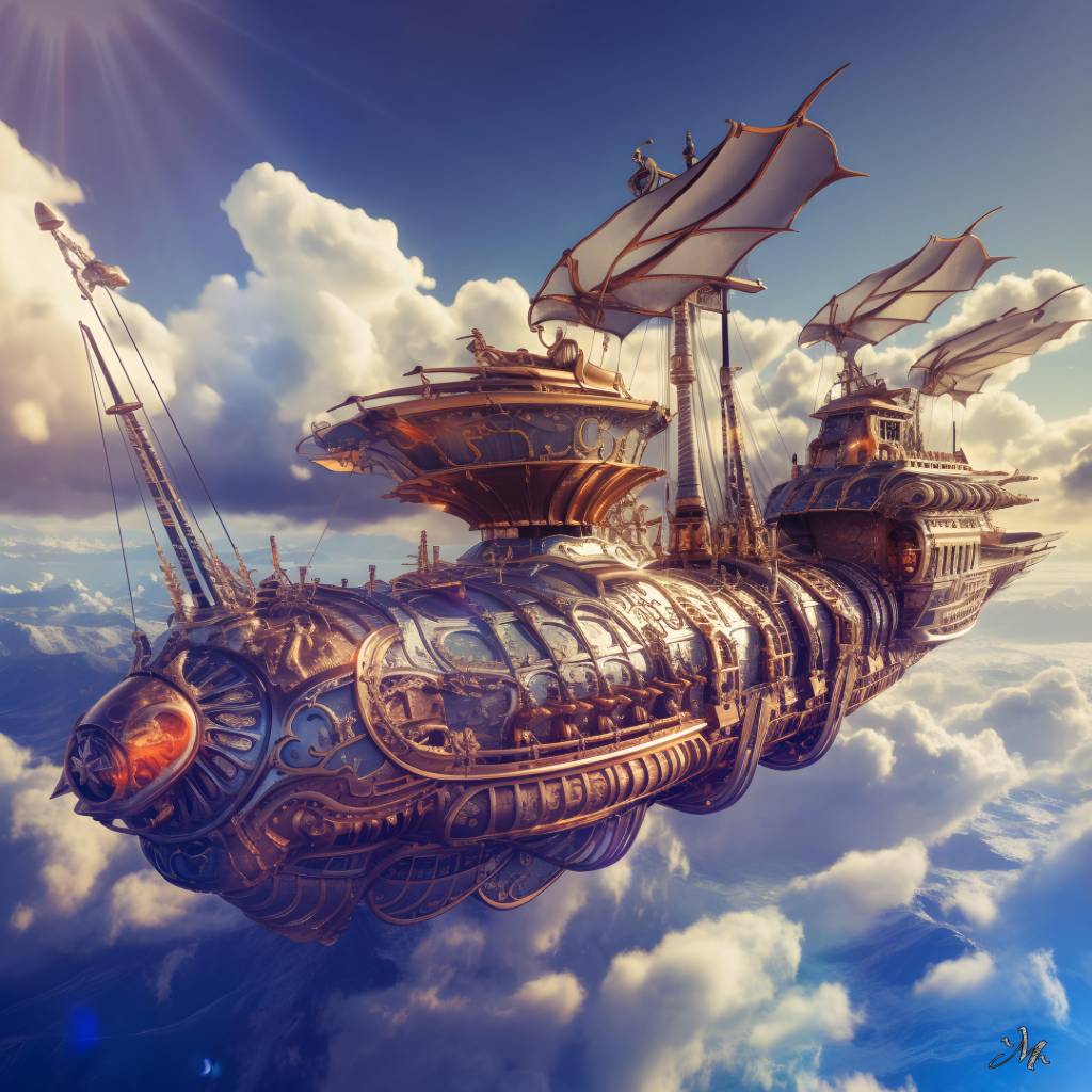 Airship Extraordinare by ArtbyMorganCMorgan on DeviantArt