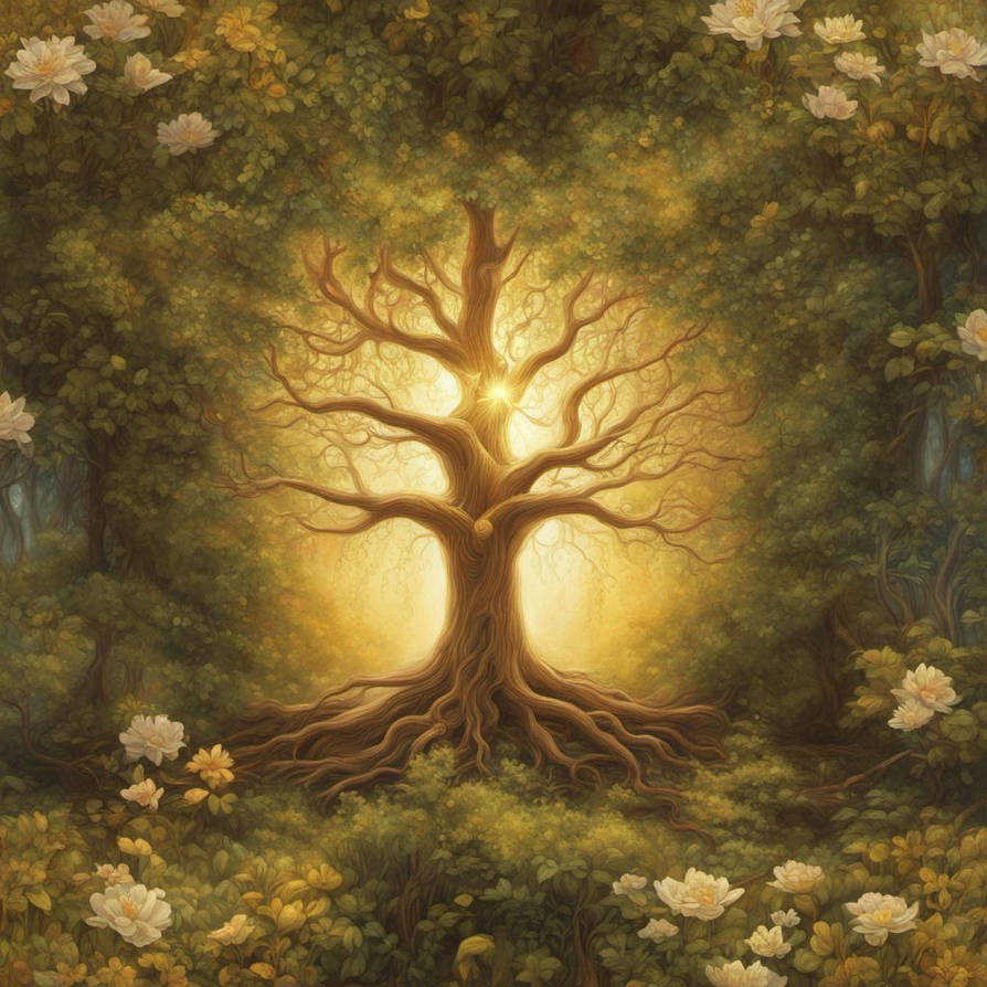 giant glowing tree of life by xRebelYellx on DeviantArt
