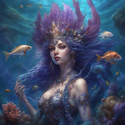 Dwynzali- Mermaid High Priestess of the Caribbean