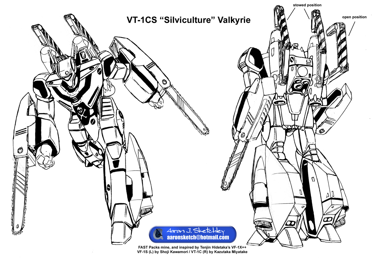 VT-1CS 'Silviculture' Valkyrie Lineart