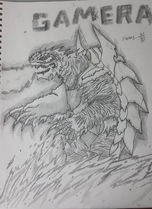 Gamera Fanart Flames