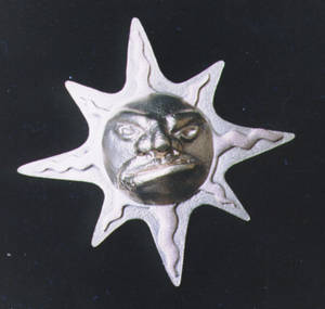 Angry Sun Brooch