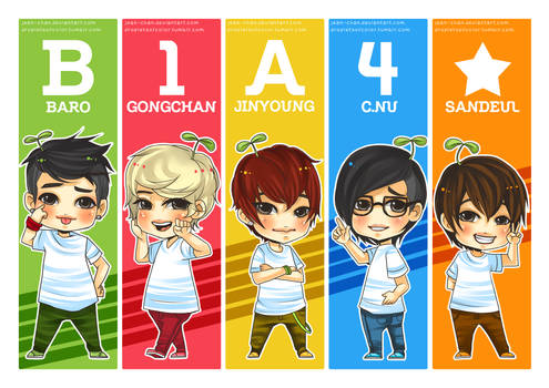 B1A4 Sprouty Bookmarks