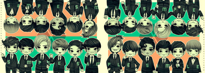 Comic Fiesta 2012 Postcard series : EXO