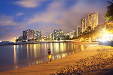 On the Waikiki Water Front