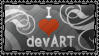 I heart deviantART stamp by DeviantSith