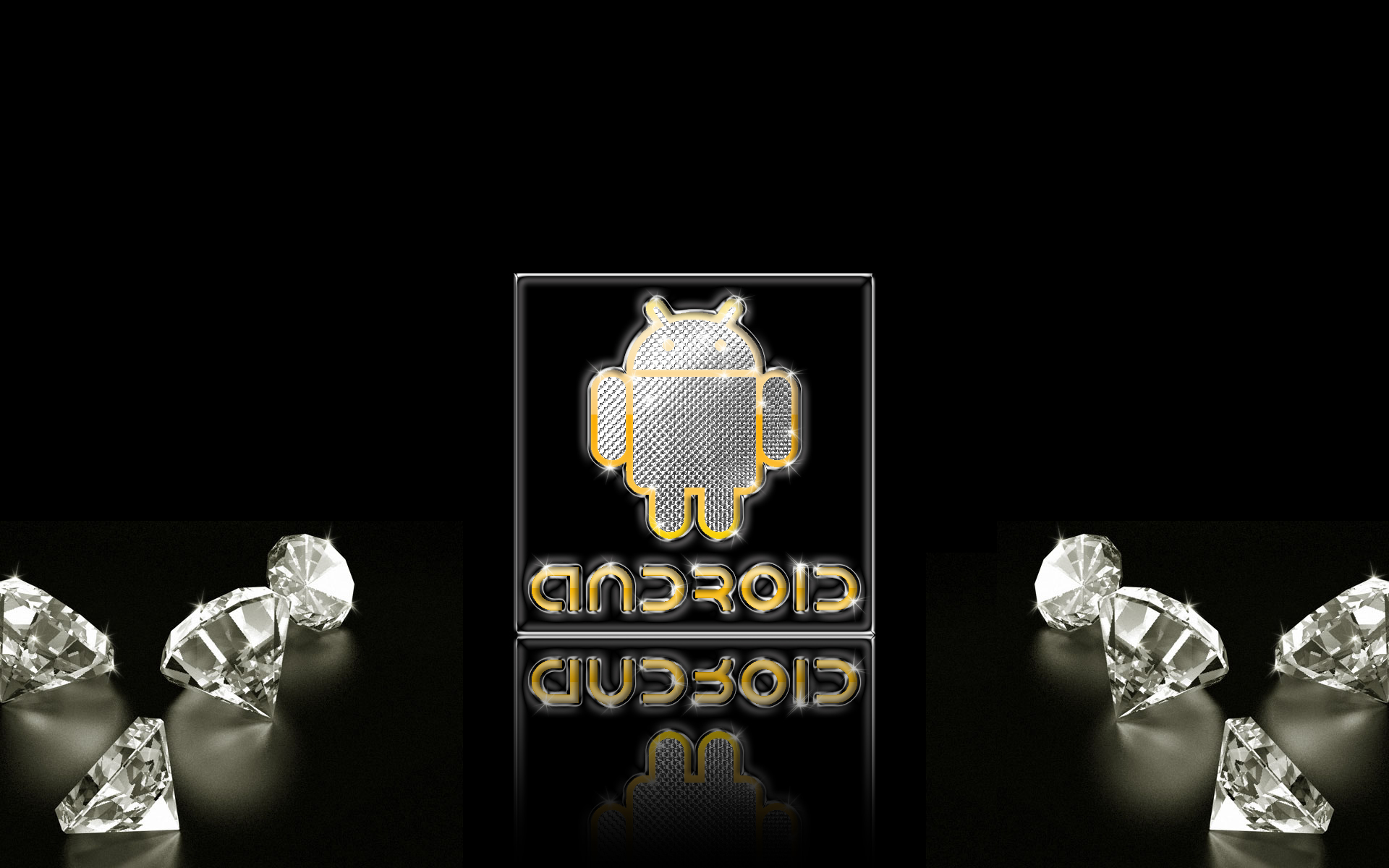 Android Gold-Silver-Diamonds W