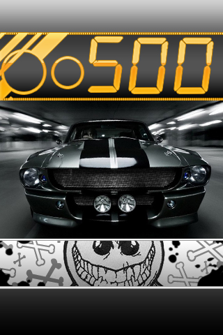 Shelby GT500 SSC iPhone wall