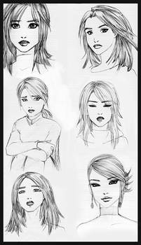 Cass Face Sketches