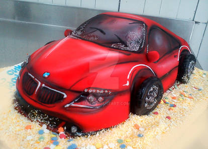 Red Car Cake