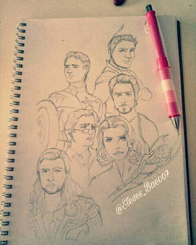 The Avengers (Uncolored ver) 