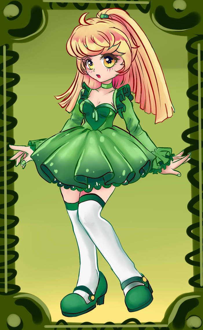 Green Color Chibi Green Chibi by PositiveWasabi on DeviantArt
