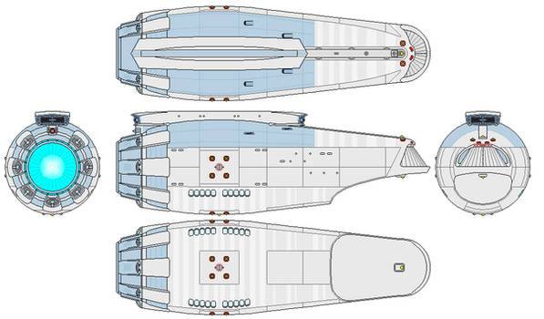 Heavy Cruiser Secondary Hull