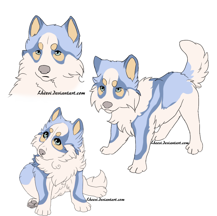 Blue puppy adoptable_200 points CLOSED