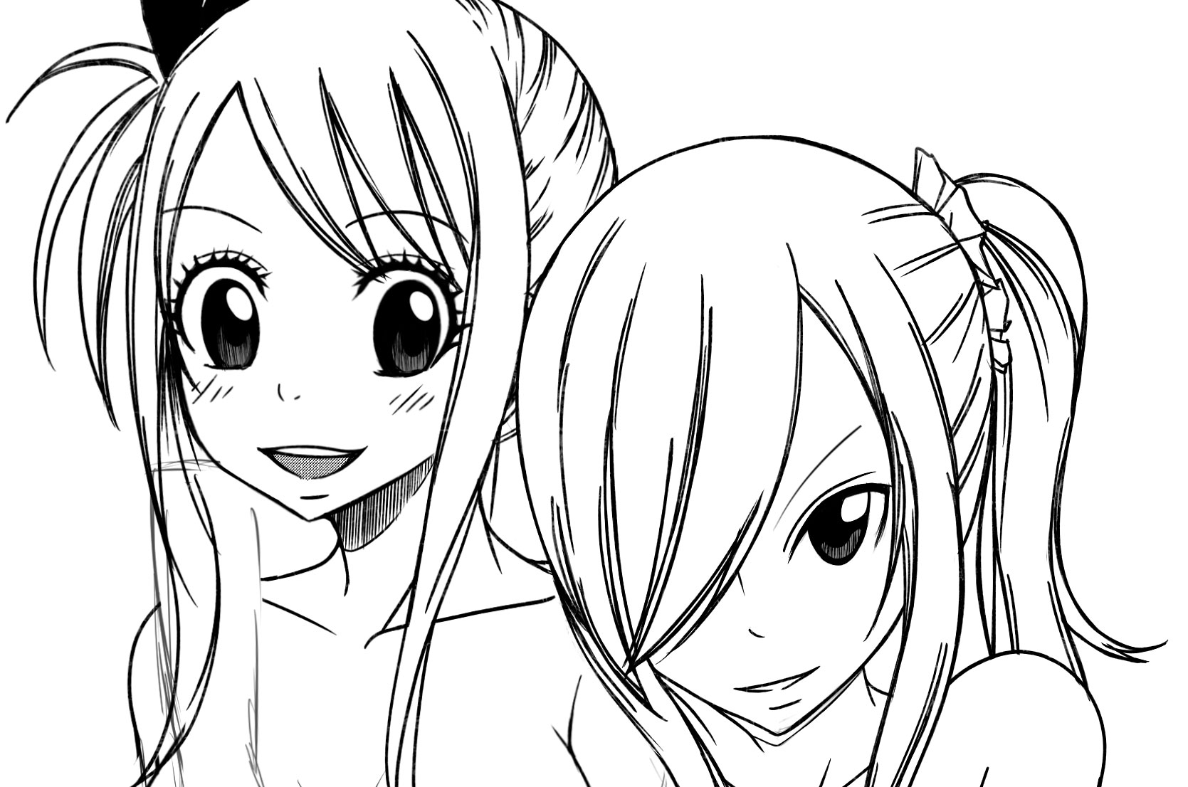 Lucy and Erza - W.I.P