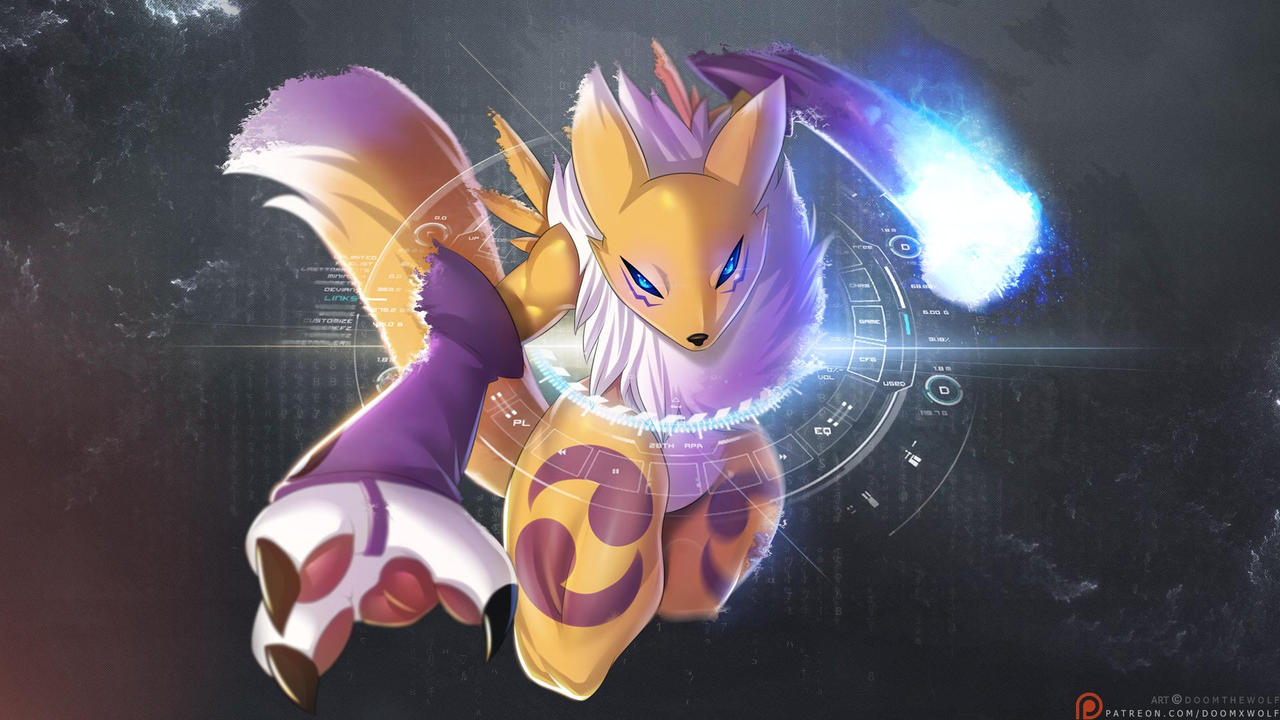 Renamon Computer Renamon Wallpaper by PelliArts on DeviantArt