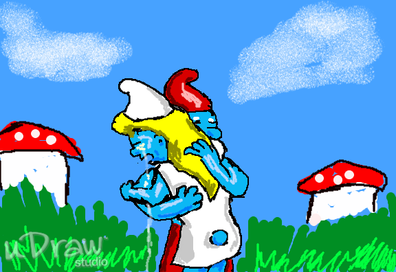 Crying Smurfette