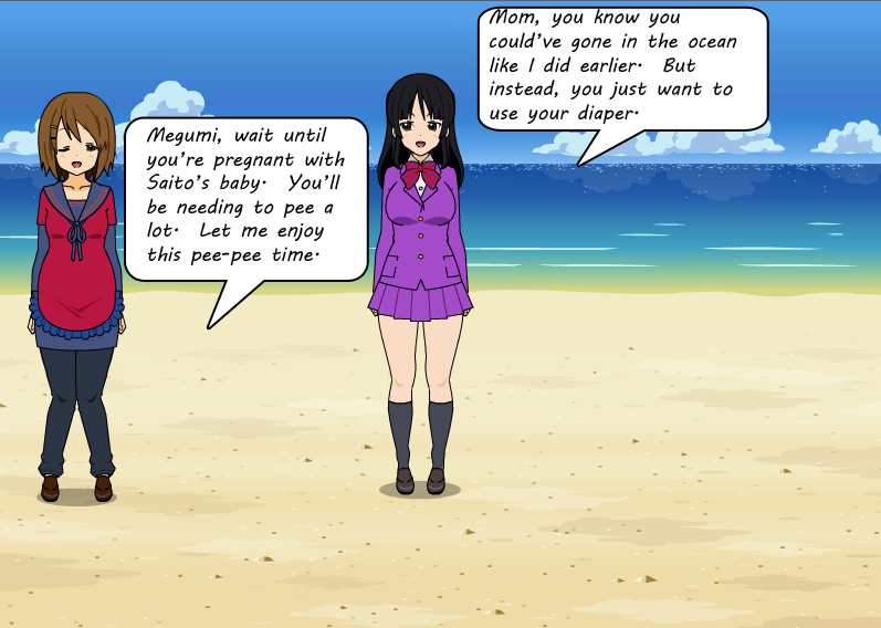 Megumi and her Mom on the Beach by Shizuru-Minamino on DeviantArt Megumi and her Mom on the Beach by Shizuru-Minamino on DeviantArt