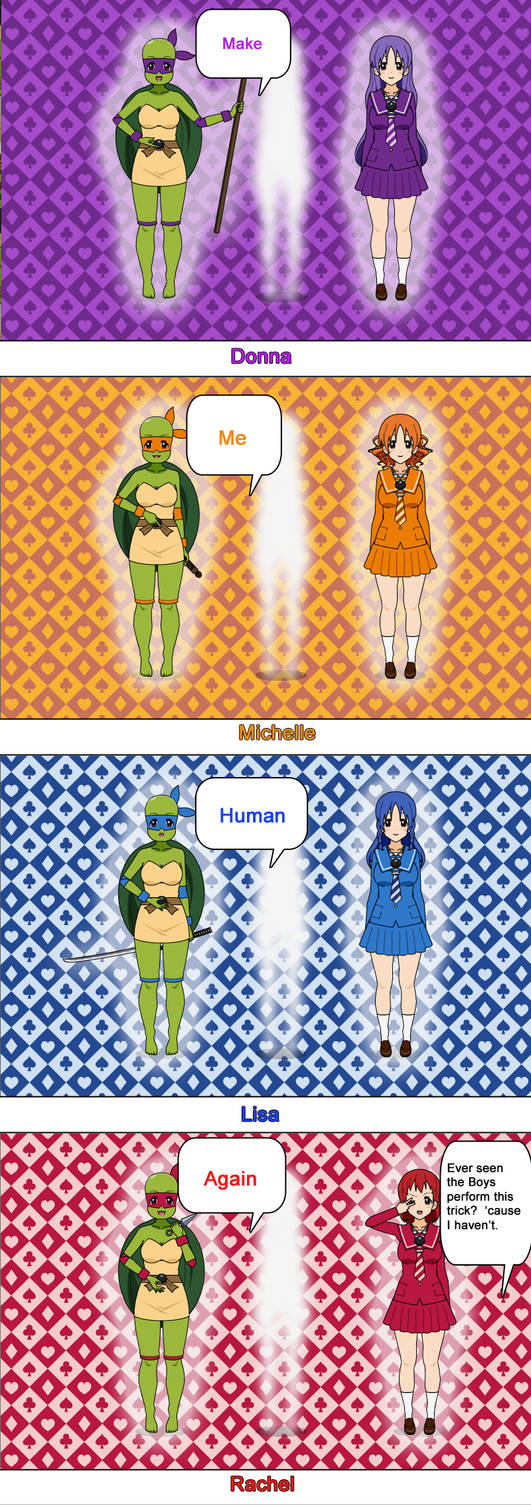 Turtle Girls Transform by Shizuru-Minamino on DeviantArt