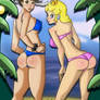 chun li and peach