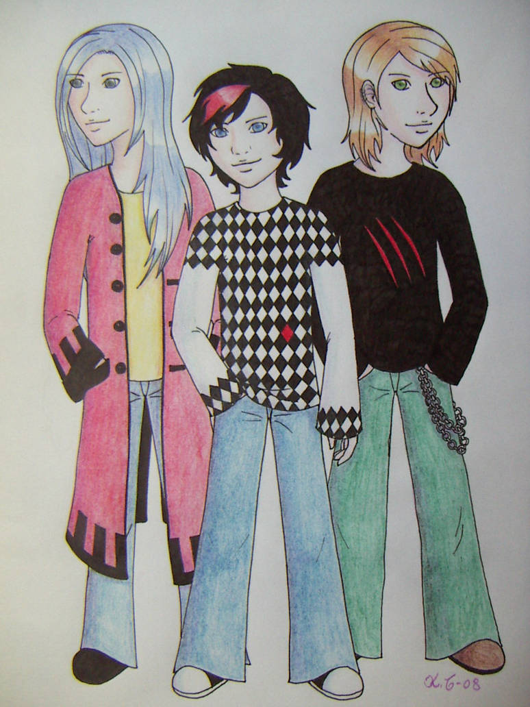 Sam, Chris and Alex by BlueShadowM on DeviantArt