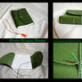 Green long stitch