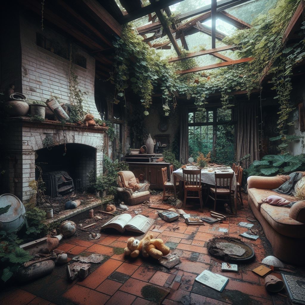 Abandoned Family Home by atlantisaiart on DeviantArt