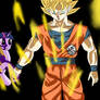 Goku and Twilight. The strongest warriors