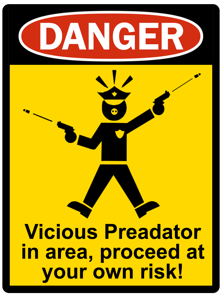Startled Police Sign 3 by Dead-Tech on DeviantArt