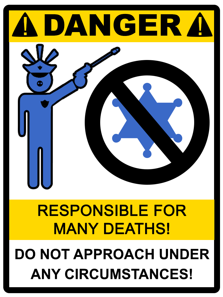 Startled Police Sign 5 by Dead-Tech on DeviantArt