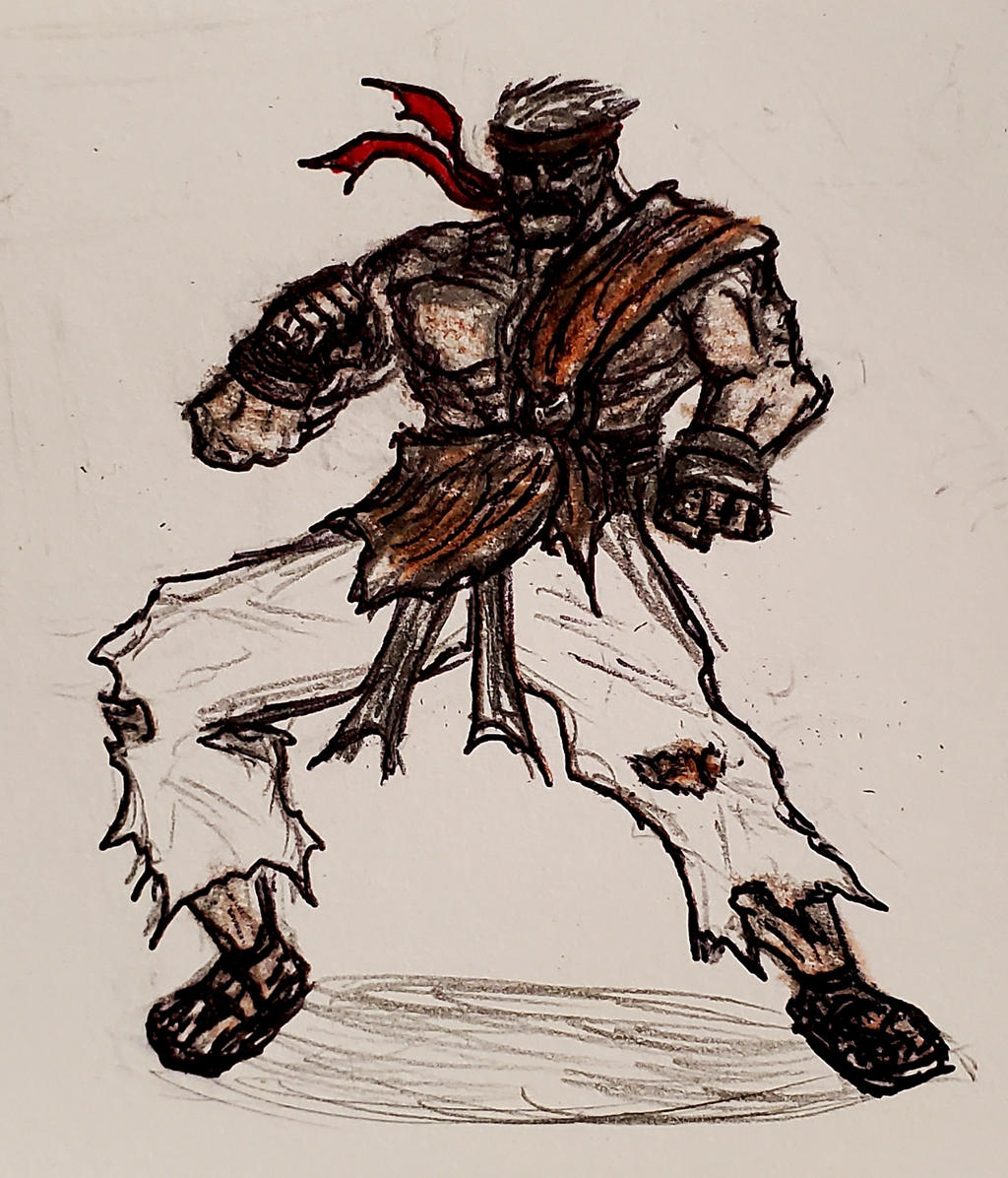 Sf6 Ryu Flowchart SF6 - Ryu Sketch by Blok--Head on DeviantArt