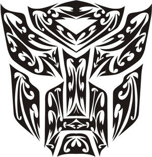 Transformer Autobot tribal logo