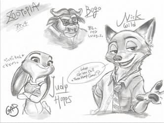 Zootopia sktch