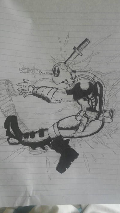 Deadpool Ripping In Half deadpool smashed by ismanco140 on DeviantArt