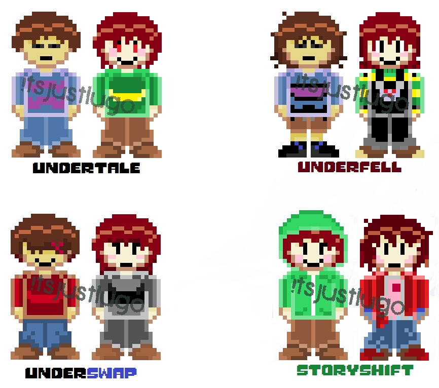 Chara And Frisk Au Sprites By Itsjustlugo On Deviantart Chara And Frisk Au Sprites By Itsjustlugo On Deviantart