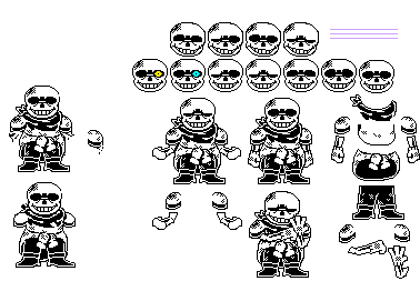 Hard Mode Sans Sprites by ImXR24 on DeviantArt