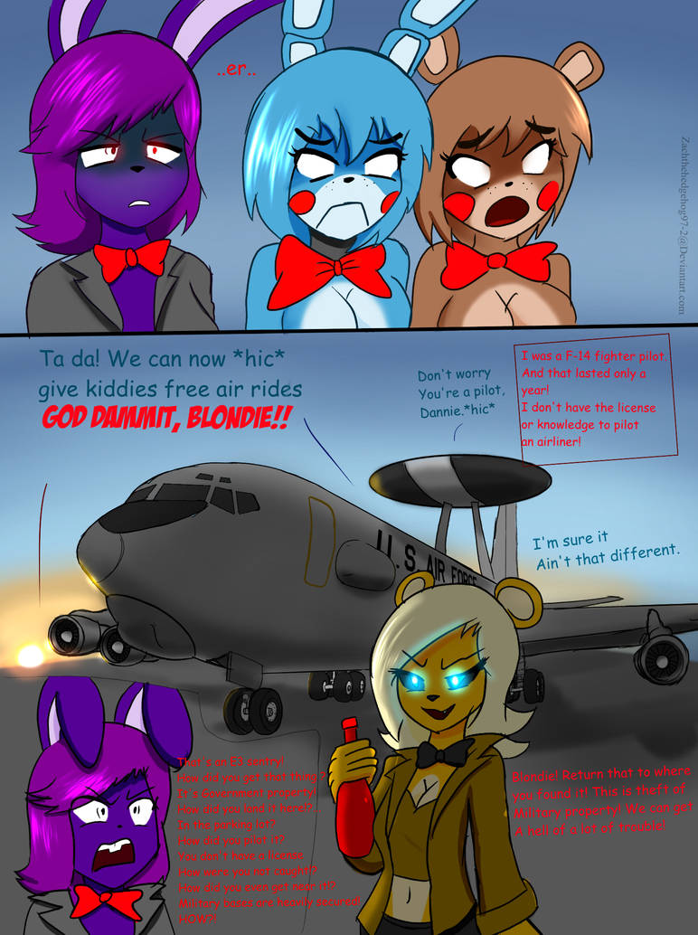 What did you do,Blondie?! by zachthehedgehog97-2 on DeviantArt.