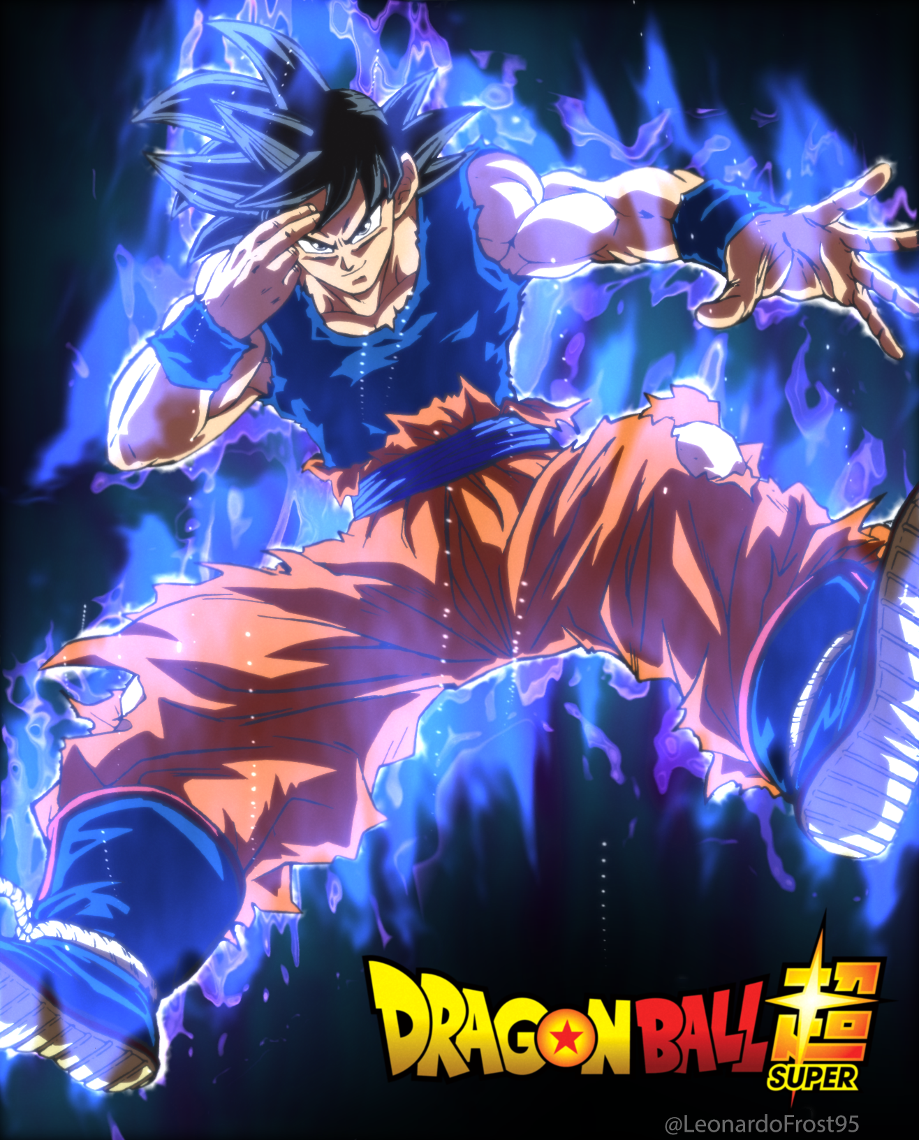 Cover Iggy Goku Blue (Dragon Ball Super) by TioZoro15 on DeviantArt