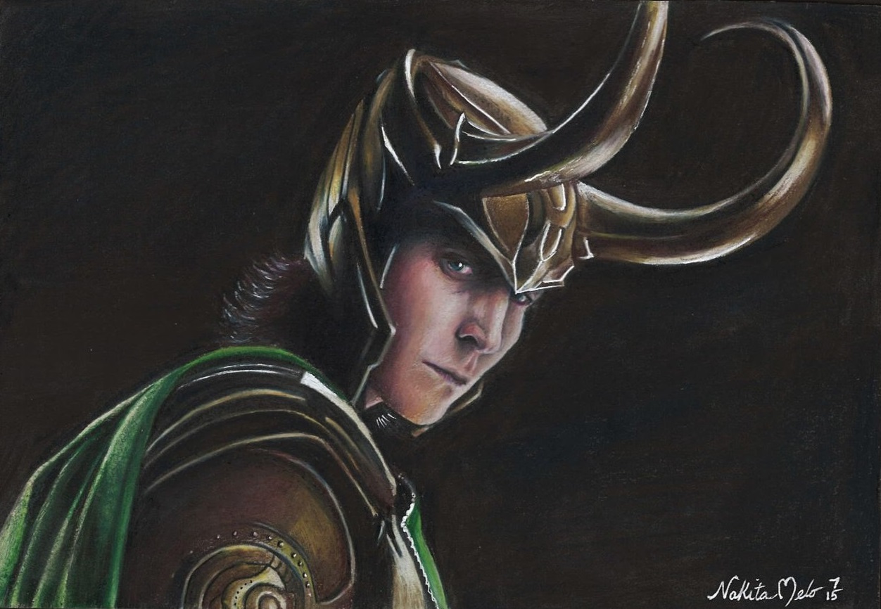 Loki - The Trickster - Colored Pencil