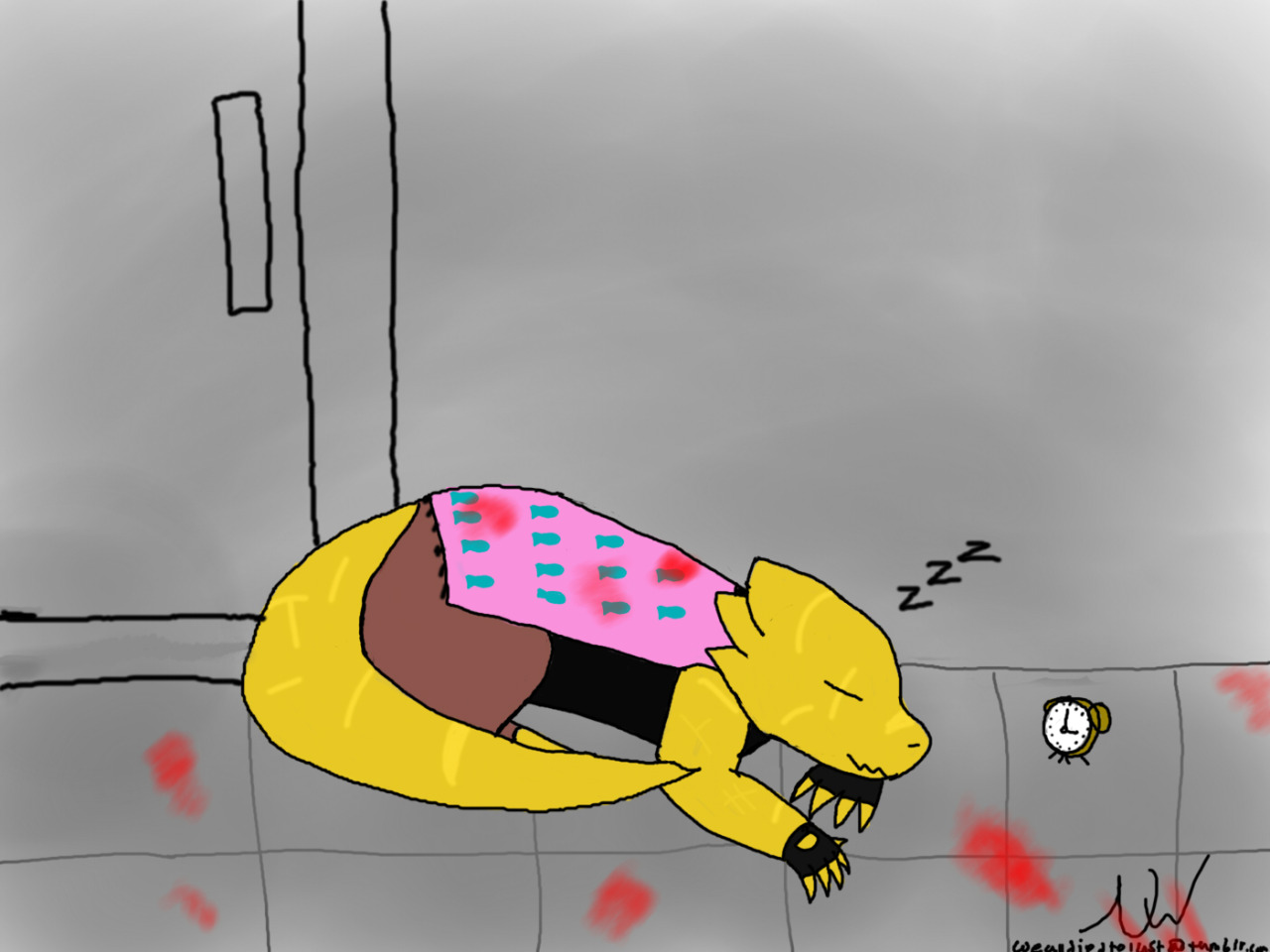 Swapfell Alphys is in Sleepy Time Junction