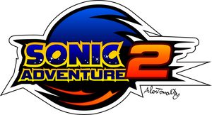 Sonic Adventure 2 logo re-creation