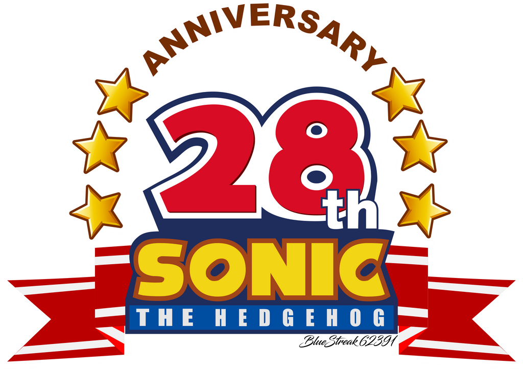 Sonic the Hedgehog 28th Anniversary by BlueStreak62391 on DeviantArt