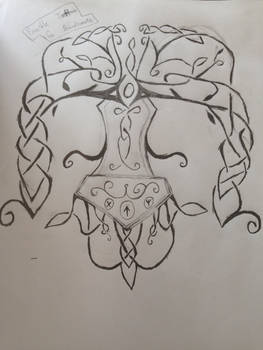 Possible Scandinavia OC Tattoo (Sketch)