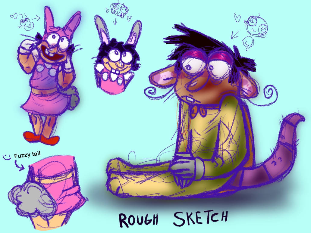 Who Rabbit Rough A rat and a rabbit. by Roughsketchdraws on DeviantArt