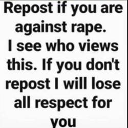 Repost against the Rape