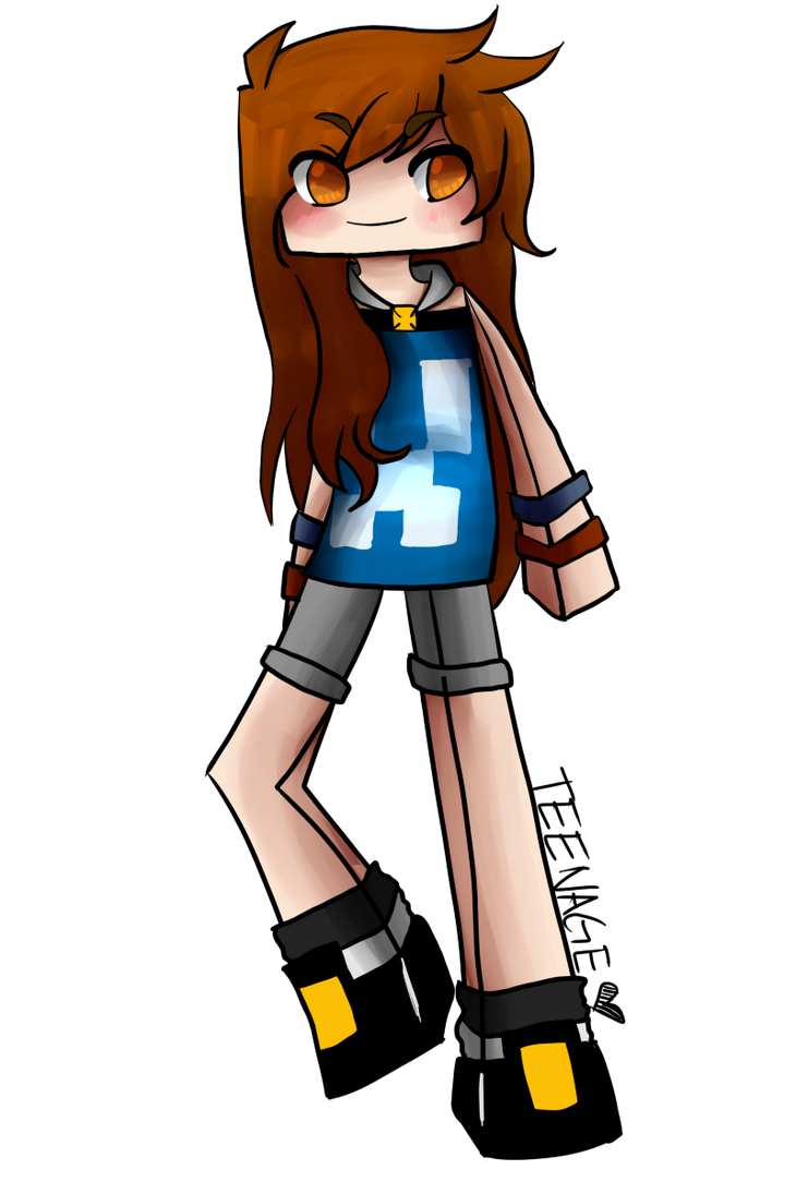Minecraft OC: Emi Azure/Teenage by TeenageLover101 on DeviantArt