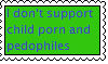 No Pedophiles and Child Porn Stamp by KawaiiFoxiez