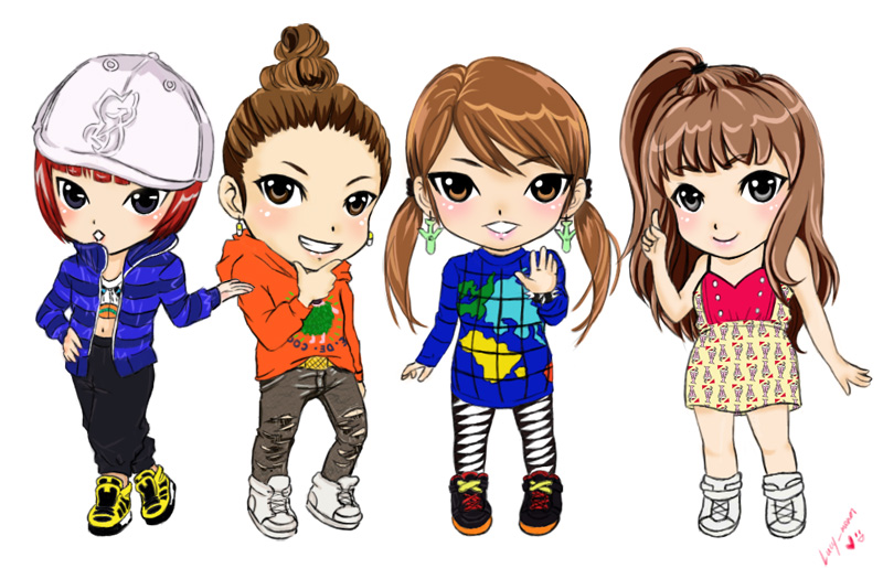 2ne1 chibis