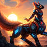 Neon protogen taur (horizontal image)