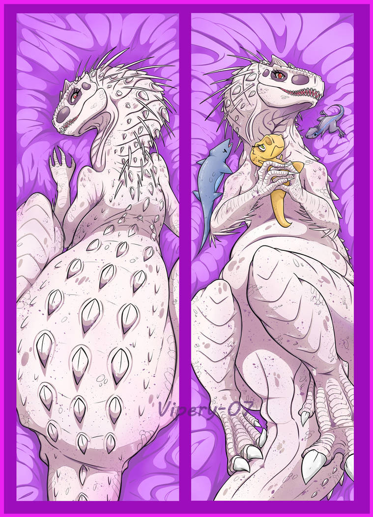 Indonimus Rex : Dakimakura Pillow by Vipery-07art